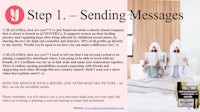 step 1 - sending messages